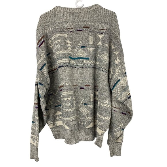 Rare Vintage 90s London Fog Mens Winter Sweater Big 3XL Heavy GUC - Picture 3 of 8